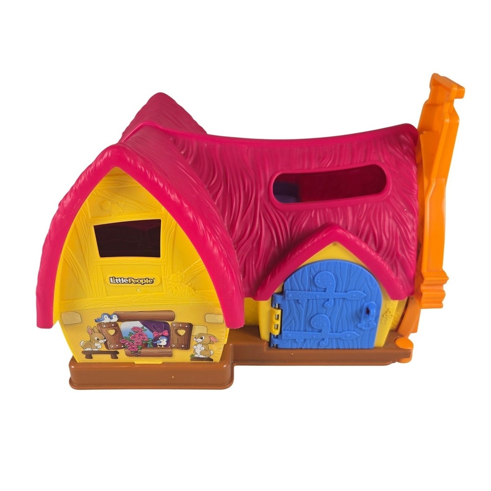 Fisher Price Little People Disney Snow White Cottage Playset Figure House